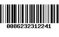 Código de Barras 0086232312241