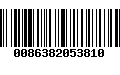 Código de Barras 0086382053810