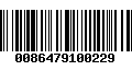 Código de Barras 0086479100229