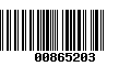 Código de Barras 00865203