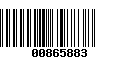 Código de Barras 00865883