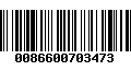 Código de Barras 0086600703473