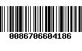 Código de Barras 0086706604186