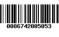 Código de Barras 0086742005053