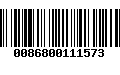 Código de Barras 0086800111573