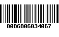 Código de Barras 0086806034067