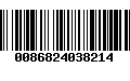 Código de Barras 0086824038214