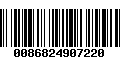 Código de Barras 0086824907220