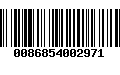 Código de Barras 0086854002971