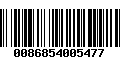 Código de Barras 0086854005477