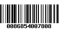 Código de Barras 0086854007808