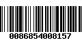 Código de Barras 0086854008157