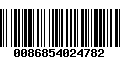 Código de Barras 0086854024782