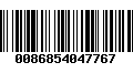 Código de Barras 0086854047767