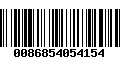 Código de Barras 0086854054154