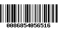 Código de Barras 0086854056516