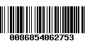 Código de Barras 0086854062753