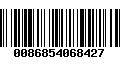 Código de Barras 0086854068427