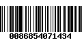 Código de Barras 0086854071434