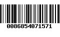 Código de Barras 0086854071571