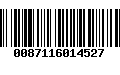 Código de Barras 0087116014527