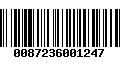 Código de Barras 0087236001247