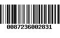 Código de Barras 0087236002831