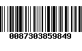 Código de Barras 0087303859849