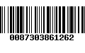 Código de Barras 0087303861262