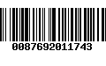 Código de Barras 0087692011743