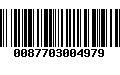 Código de Barras 0087703004979