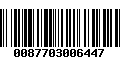 Código de Barras 0087703006447