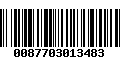 Código de Barras 0087703013483