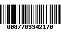 Código de Barras 0087703342170