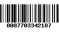 Código de Barras 0087703342187