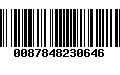 Código de Barras 0087848230646