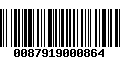 Código de Barras 0087919000864