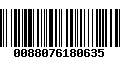 Código de Barras 0088076180635