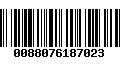 Código de Barras 0088076187023