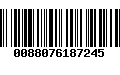 Código de Barras 0088076187245