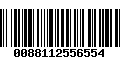 Código de Barras 0088112556554