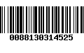 Código de Barras 0088130314525