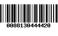 Código de Barras 0088130444420