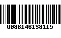 Código de Barras 0088146138115