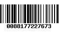 Código de Barras 0088177227673