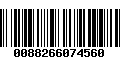 Código de Barras 0088266074560