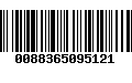 Código de Barras 0088365095121