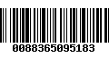 Código de Barras 0088365095183