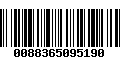 Código de Barras 0088365095190