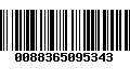Código de Barras 0088365095343